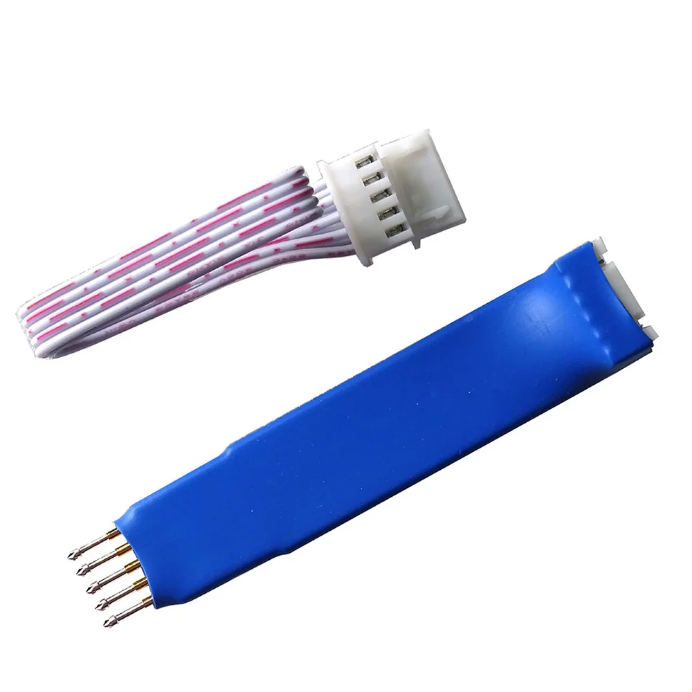 OUVU-2.54MM 5P STM32 Módulo de sonda de programación programación STM8 Pogo Pin XH2.54 Cable DuPont prueba de bricolaje, 2,54 MM 5P