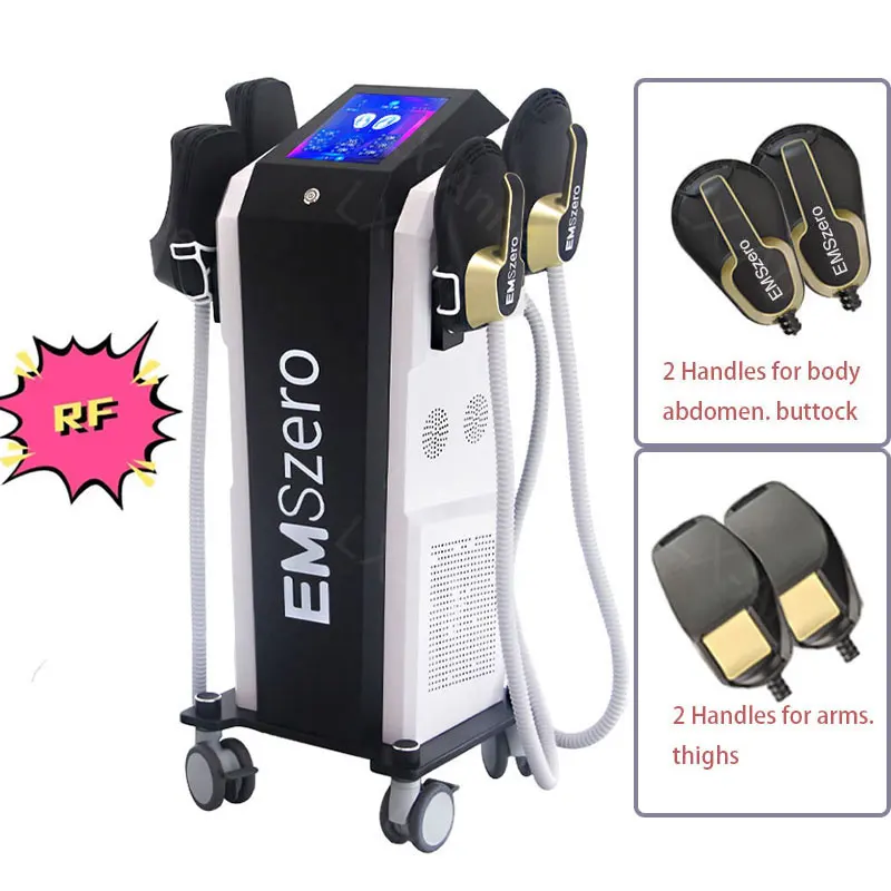 

Newly upgraded 6500W 200Hz EMSZERO electromagnetic fat burning muscle stimulation machine RF slimming and beauty device