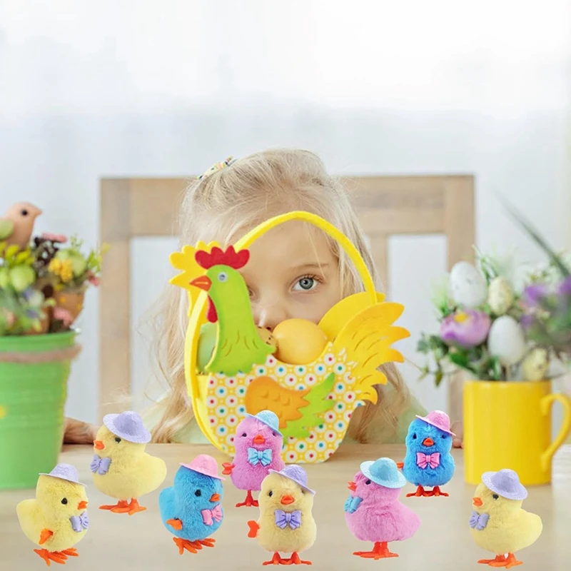 ตุ๊กตาผ้ากำมะหยี่สำหรับเด็ก4แพ็คของเล่นสำหรับเด็กหัดเดินอีสเตอร์สำหรับเทศกาลอีสเตอร์ติดตั้งง่ายใช้งานง่าย