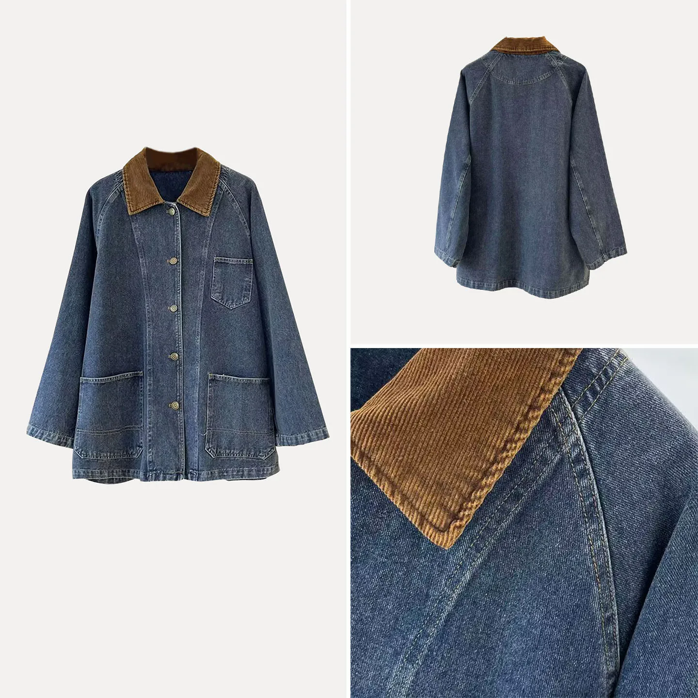 

Faionable Denim Barn Jaet, женское пальто Personali Match на каждый день, европейское пальто с застежкой на талии для женщин