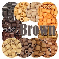 Brown Color 5mm 1000PCS YantJouet Hama Beads for Kids Iron Fuse Beads diy Puzzles Pixel Art Gift Children Toy