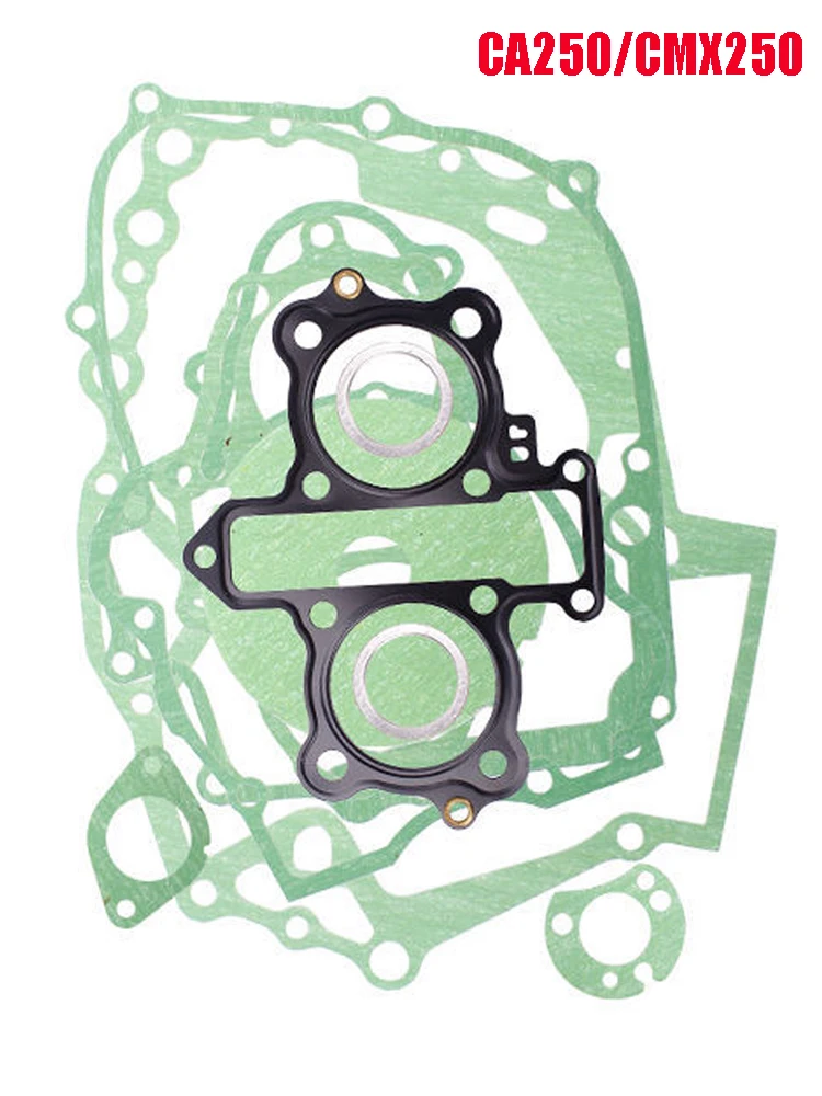 

Motorcycle Gaskets Kit for Sundiro Lifan Jialing Qjmotor Honda CA250 CMX250 CB250 DD250 SDH250 QJ250 2-Cylinders Engine Gaskets