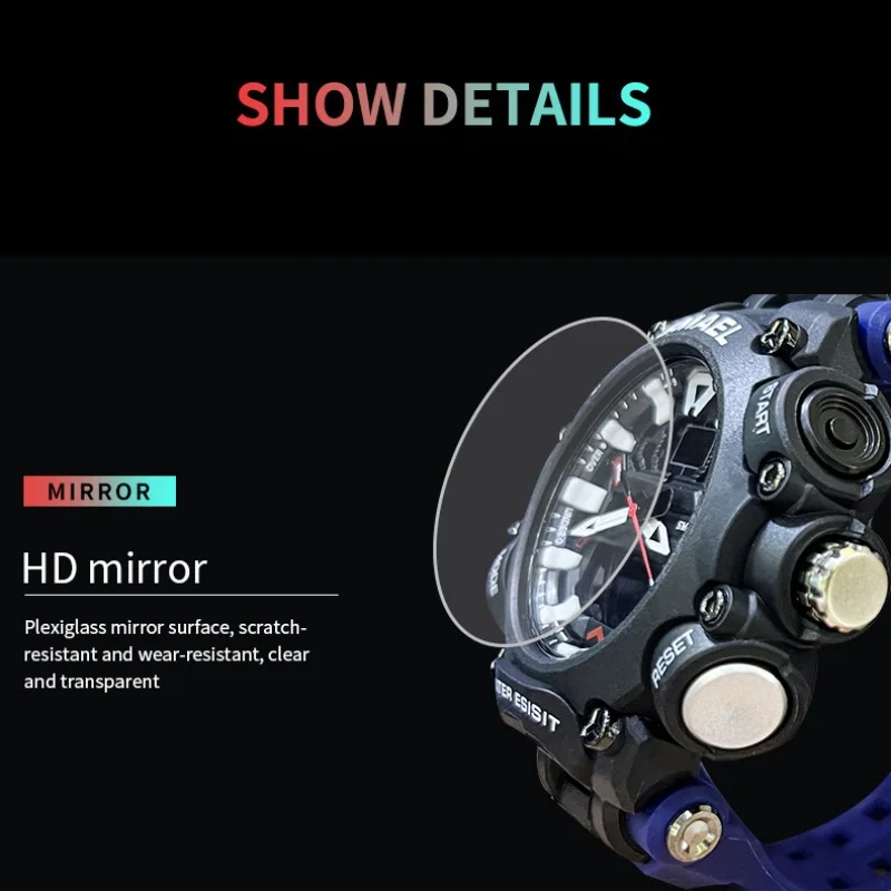 Уличные военные мужские спортивные часы, камуфляжные водонепроницаемые кварцевые аналоговые наручные часы из искусственной кожи, повседневные спортивные стильные цифровые часы с двойным временем