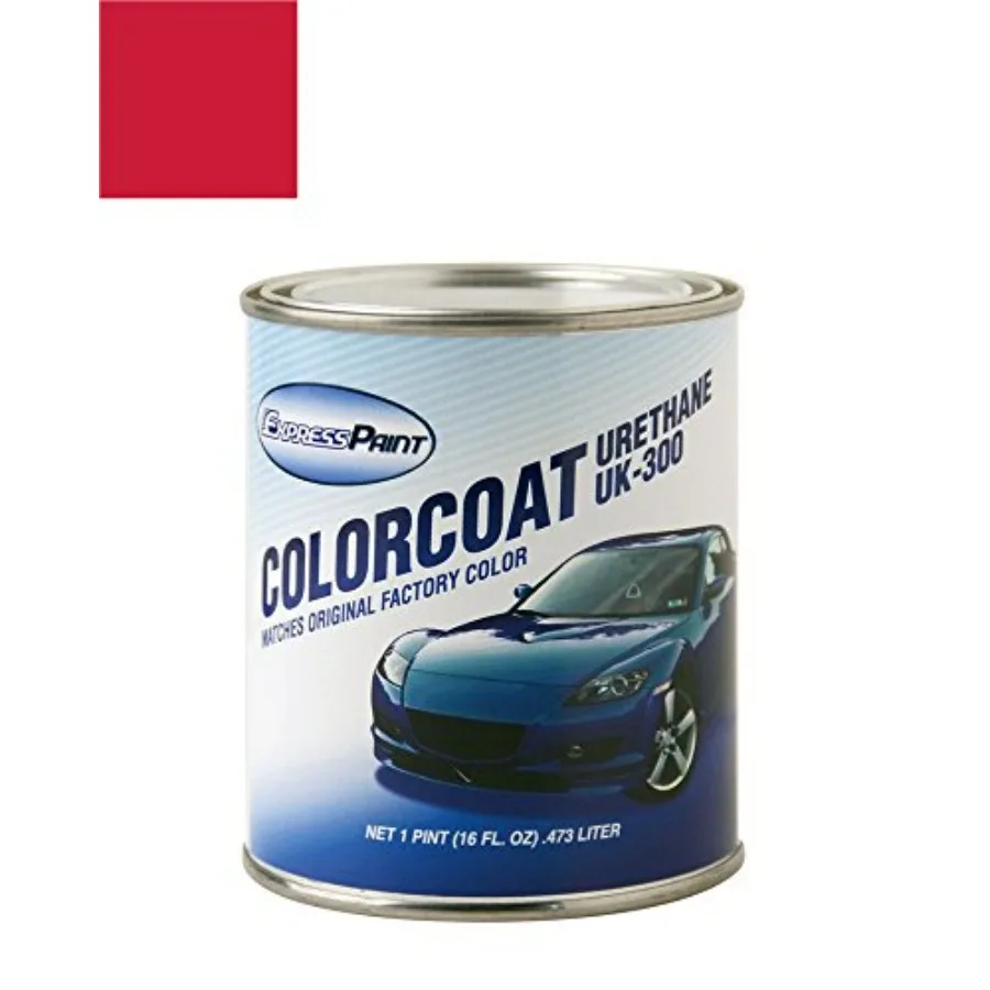 

Pint for Ram Truck Automotive Touch-up Paint Flame Red Clearcoat R4 PR4 Color-Only Package