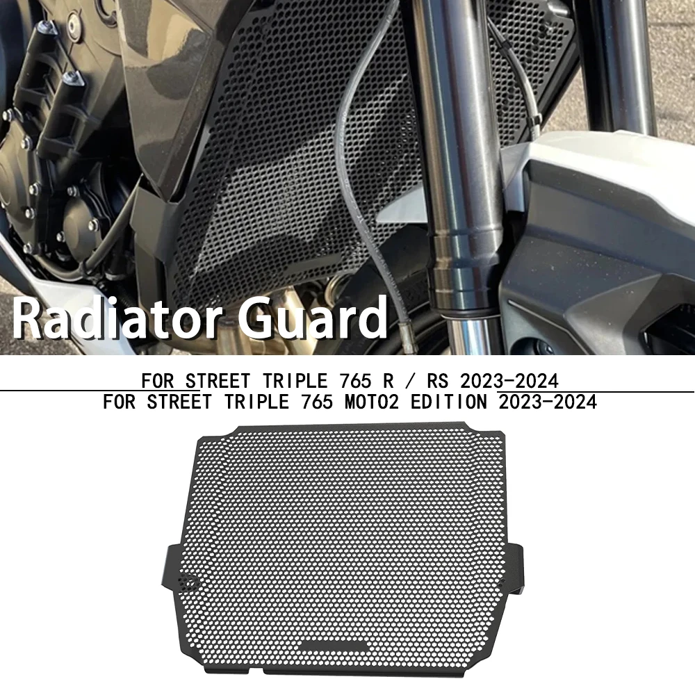 

NEW FOR Street Triple 765 R/S/RS 765S 765R 765RS MOTO2 2023 2024+ Accessories Radiator Guard Grille Cover StreetTriple Protector