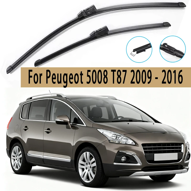 

Wiper LHD Front Wiper Blades For Peugeot 5008 T87 2009 - 2016 2104 2015 Windshield Windscreen Window Brushes 30"28" Accessories