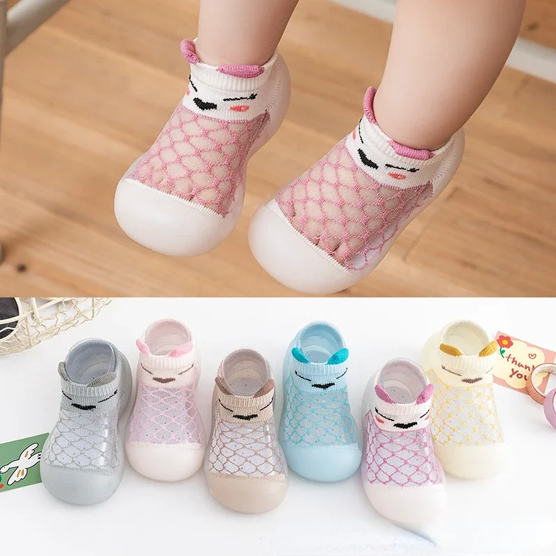 

2025 summer 0-3 Years Old Toddler Sandals Baby Toddler Shoes Baby Shoes Soft Bottom Non-slip Indoor Boys and Girls Mesh Shoes