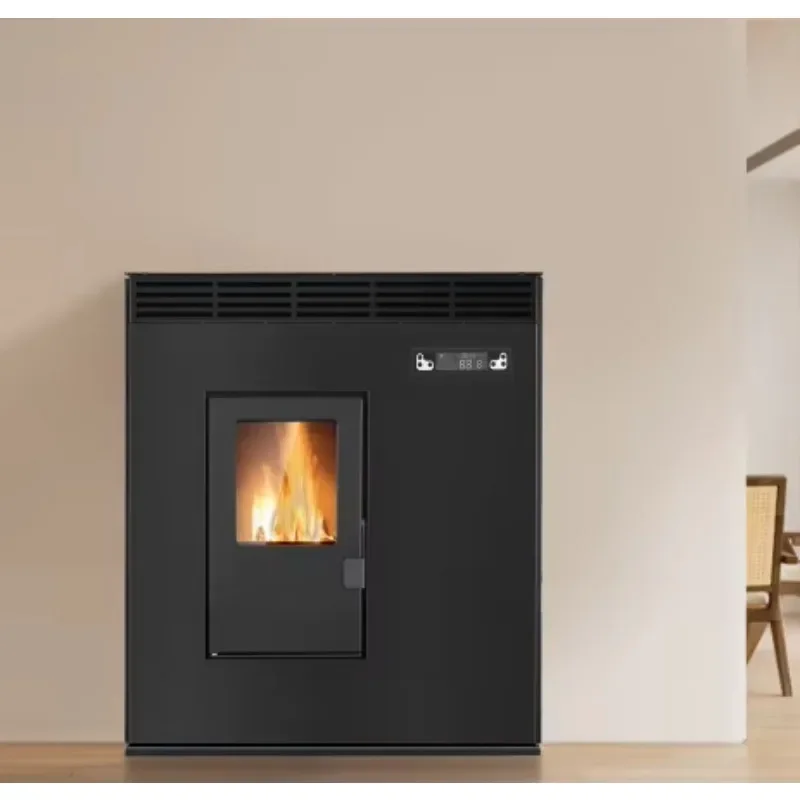 Modern Design Electric Wood Pellet Stove Hot air Estufas a Pellet Room Heater Wifi Control