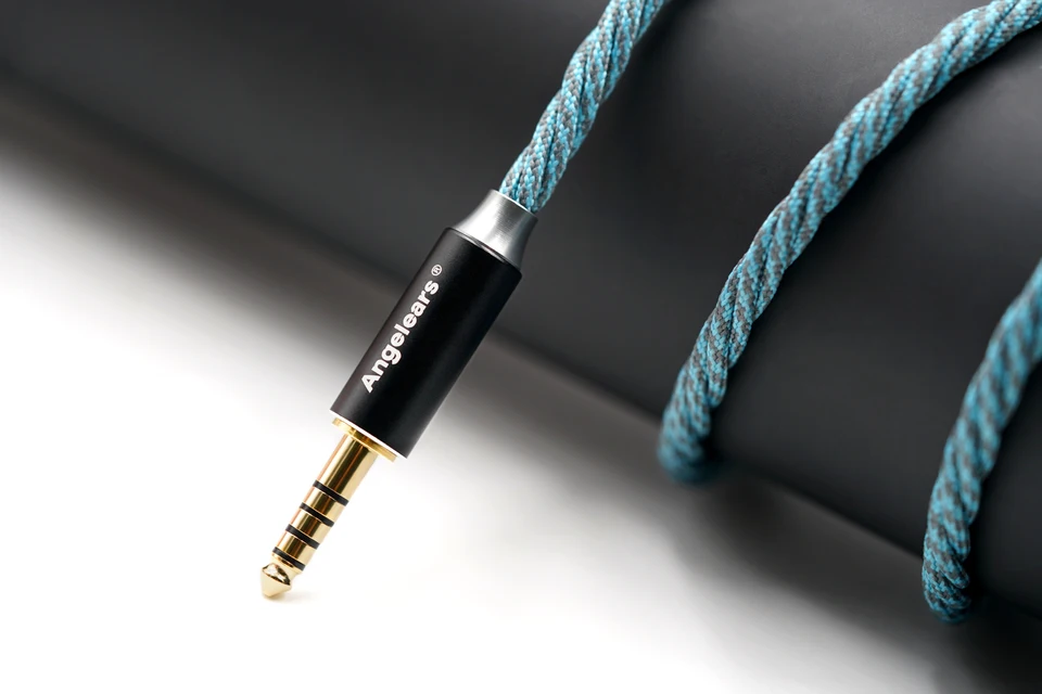 Angelears-abyssal 7n occ hifiイヤホンケーブル、3.5mm、4.4ピン、2