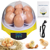 Best Price Mini Solar Fully Automatic Digital 7 Chicken Duck Goose Egg Incubators Hatching Machine for Sale