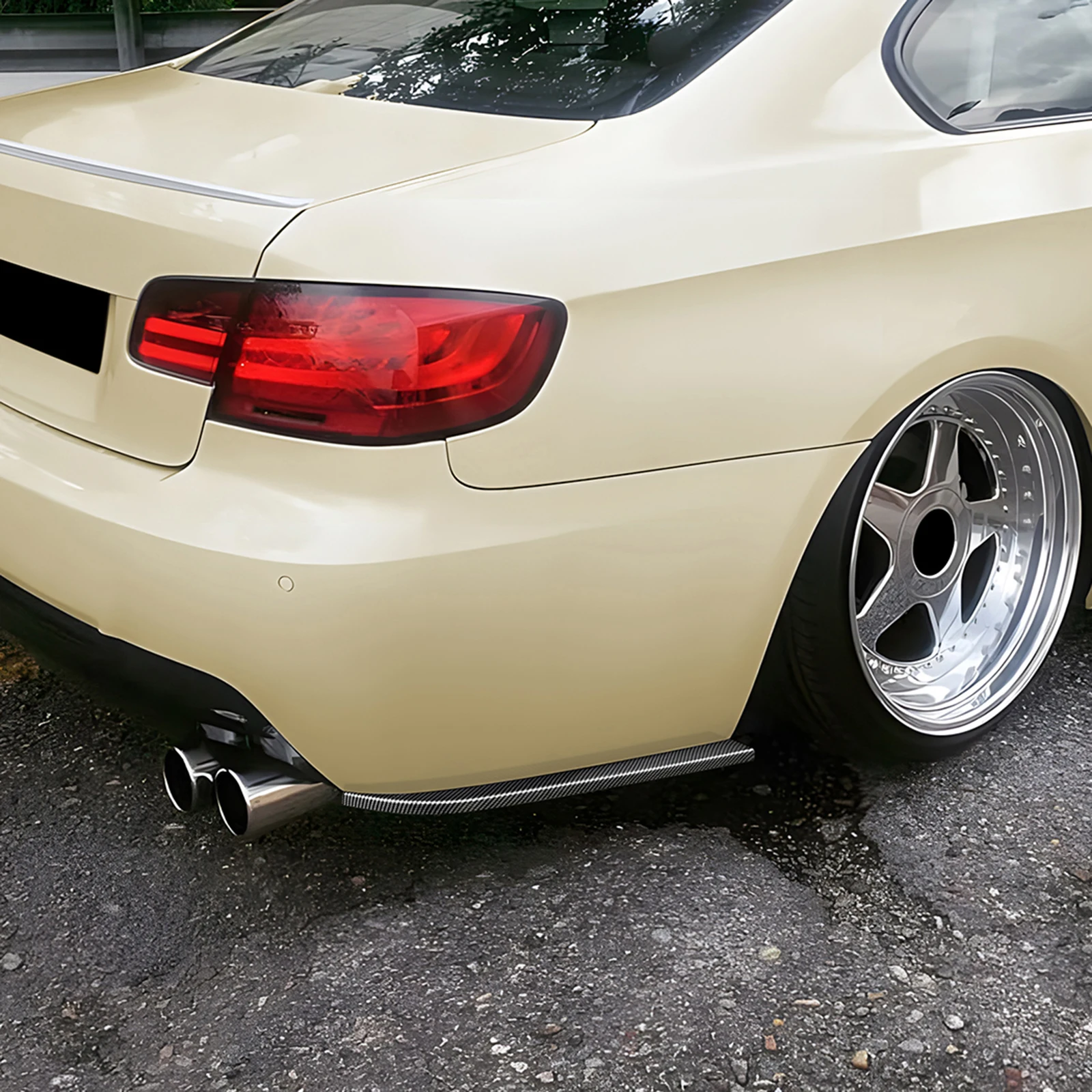 

Для BMW 3 серии Купе E92 E93 M Sport 2006-2013: Задний бампер, диффузор, боковые спойлеры, нижний сплиттер, накладка на воздухозаборник, защита