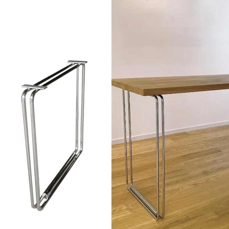 

Stainless Steel Kitchen Island Leg Single Side Table Support Industrial Desk Accessories for Bar Heavy Duty Furniture Bracket
