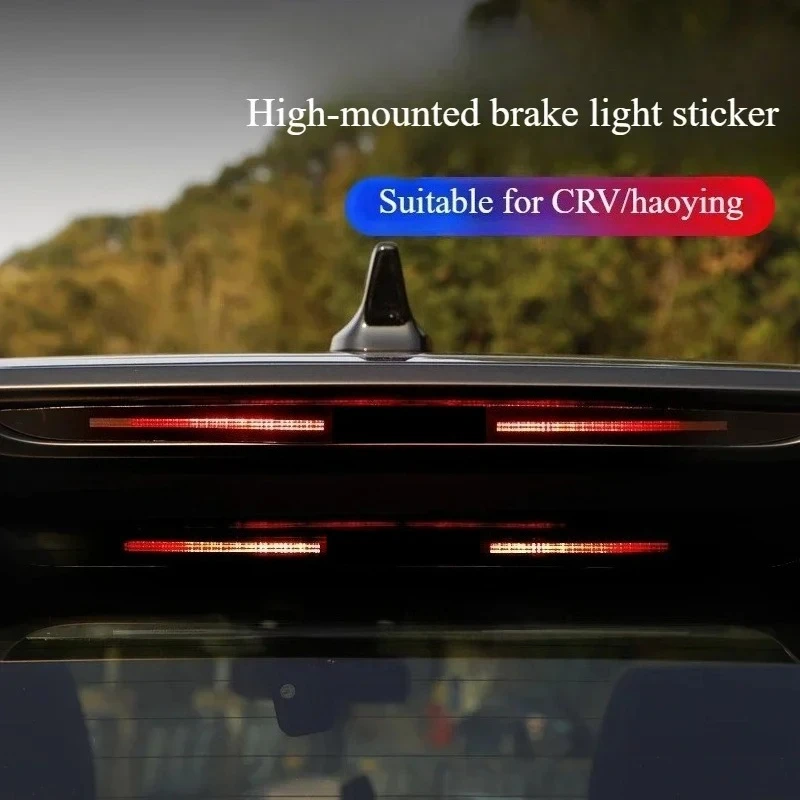 

For Honda CRV/BREEZE 2023-2025 Rear Brake Lights Cover LED High Mount Stop Signal Light Strip Exterior Parts Car Styling