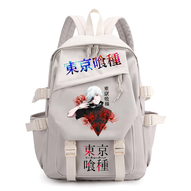 Tokyo Ghoul Ladies Men's Backpack Laptop School Bag Fashion Cool Student Men's Bag College Travel Bag