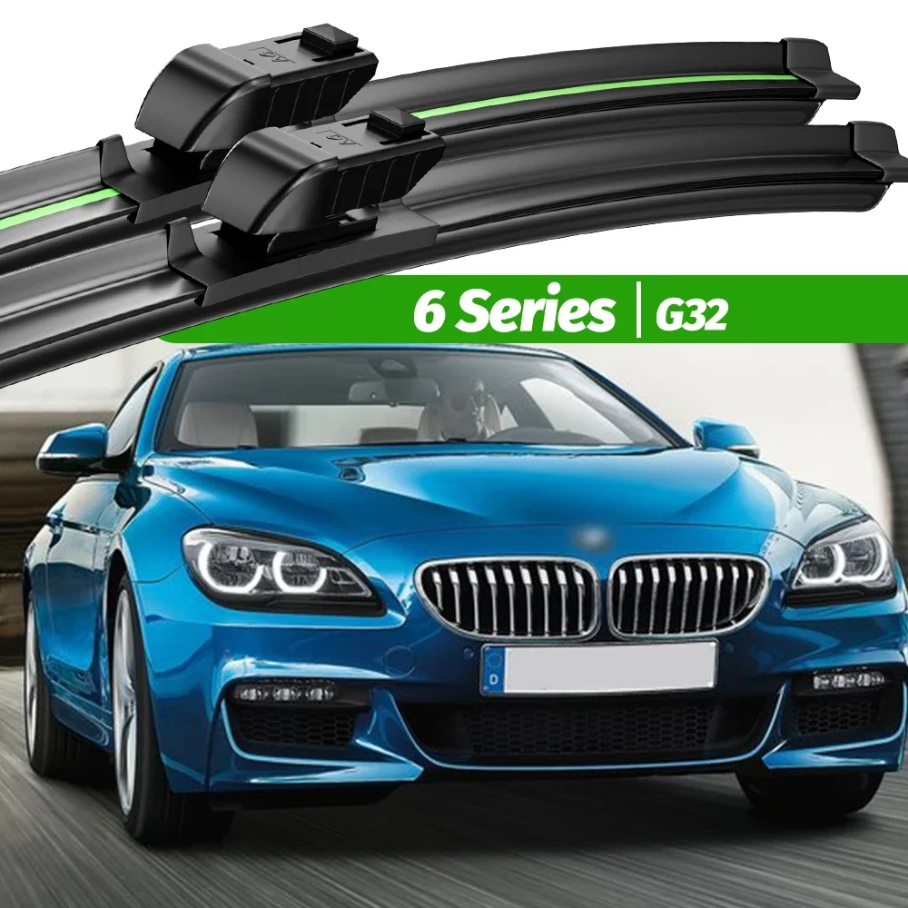 

For BMW 6 Series G32 2018-2021 2pcs Front Windshield Wiper Blades 2019 2020 Windscreen Window Accessories