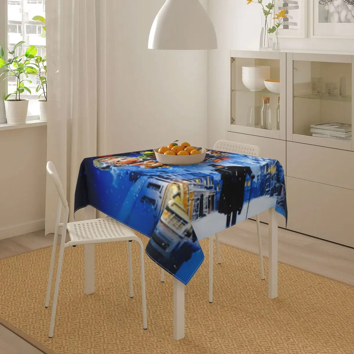 Muppet عيد الميلاد كارول مقاوم للماء مفرش المائدة مربع مفرش طاولة مقاوم للزيت لأحداث المطبخ غطاء طاولة الطعام