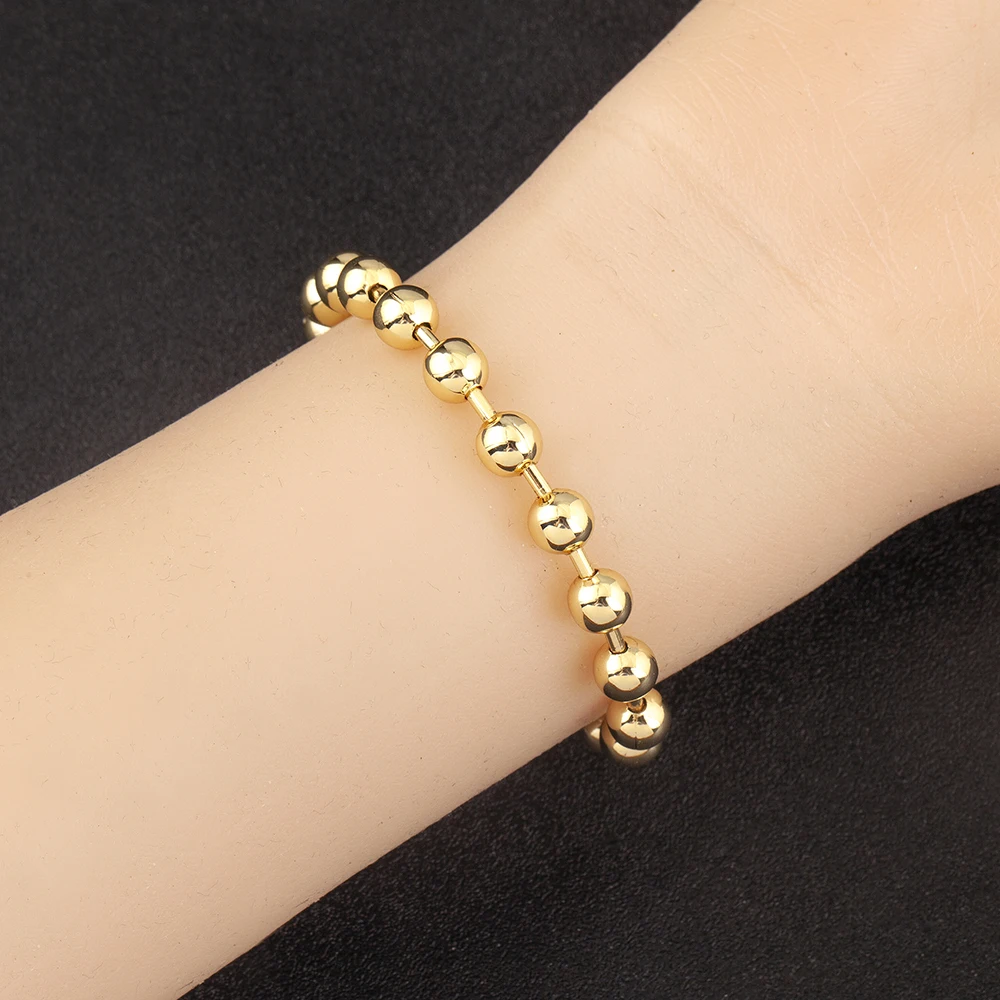 Nidin Hot Sale Original Design Round Beads Charm Bracelets Adjustable 4 Sizes For Women Fashion Versatile Jewelry Accessories image 3
