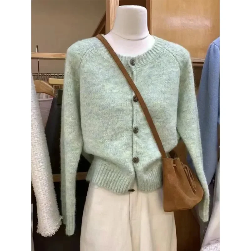 

Women Sweater Womens Winter Sweaters Cardigan Traf Female Knitting Overszie Long Sleeve Loose Knitted Outerwear Ropa De Mujer