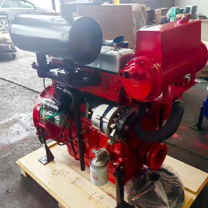 ZH4100ZC Turbocharged Marine Four Cylinder  4 Stroke Complete  Mechanical Diesel Engine Assembly