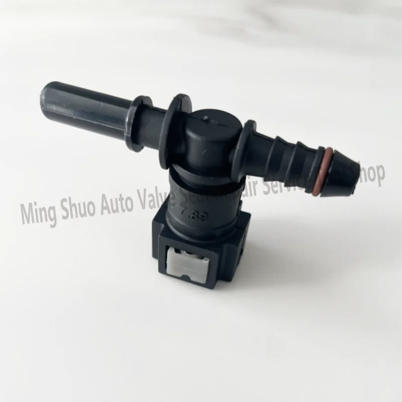 7.89 ID6 Auto Car Fuel Line Bundy Tee Hose Coupler Nylon Motorcycle Hose Coupler Quick Release Connect Connector Car Accessories