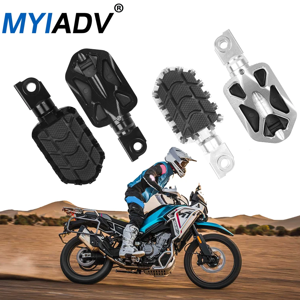 For CFMOTO CF MOTO 450MT MT450 MT 450 MT 2021-2025 Motorcycle Foot Pegs Adjustable Rotatable Footrest Footpeg Accessories