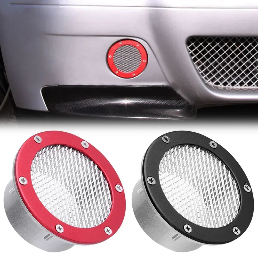 3inch Universal Car Air Vent Racing Intake Bumper Vent Inlet Duct Cold Air Filter Dust Air Duct Grille For Benz BMW Audi