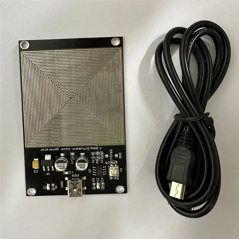 A13E-FM783 5V 0.1A 7.83HZ Mini USB Schumann Resonance Wave Generator Ultra-Low Frequency Generator Kit With USB Power Cable