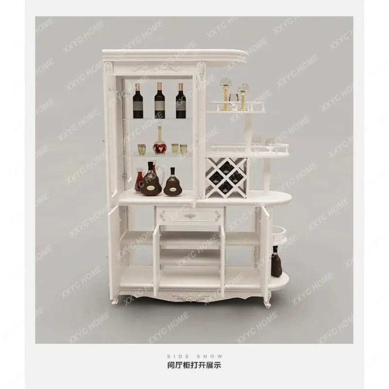 SL12 Style Hallway Living Room Partition Double-Sided Living Room Screen Decorative Cabinet