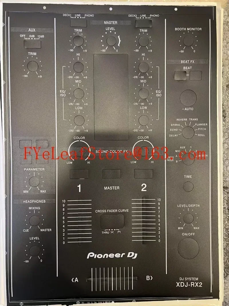 فيلم جلد ، أو ، وحدة تحكم DJ رقمية مدمجة ، ملصق حماية ، محيط كامل ، اختيار ألوان متعددة