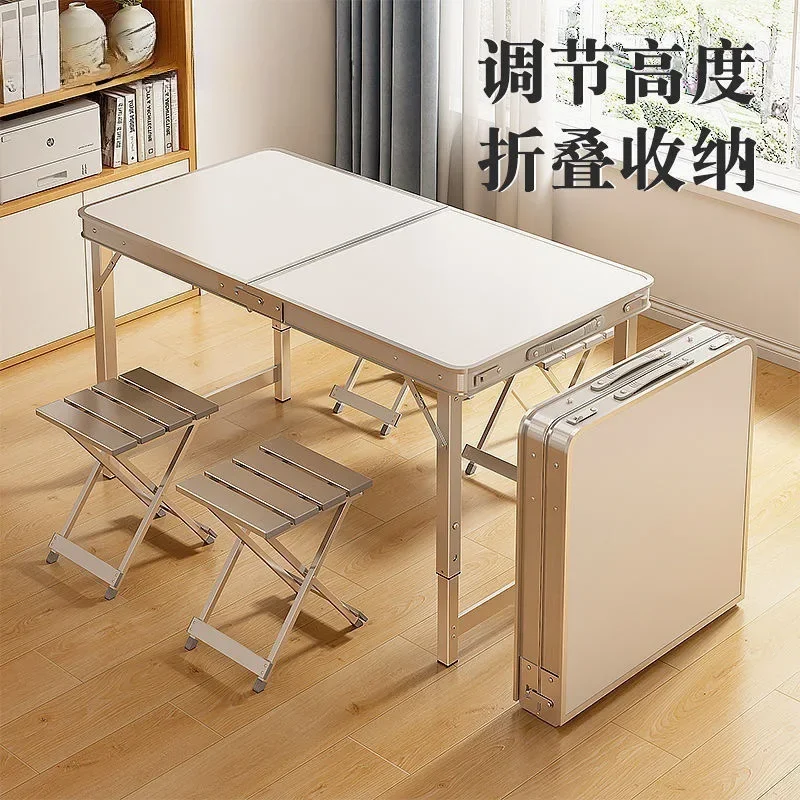 Folding Table 1m2 Portable Stall Selling Night Market Stall Portable Outdoor and Chairs