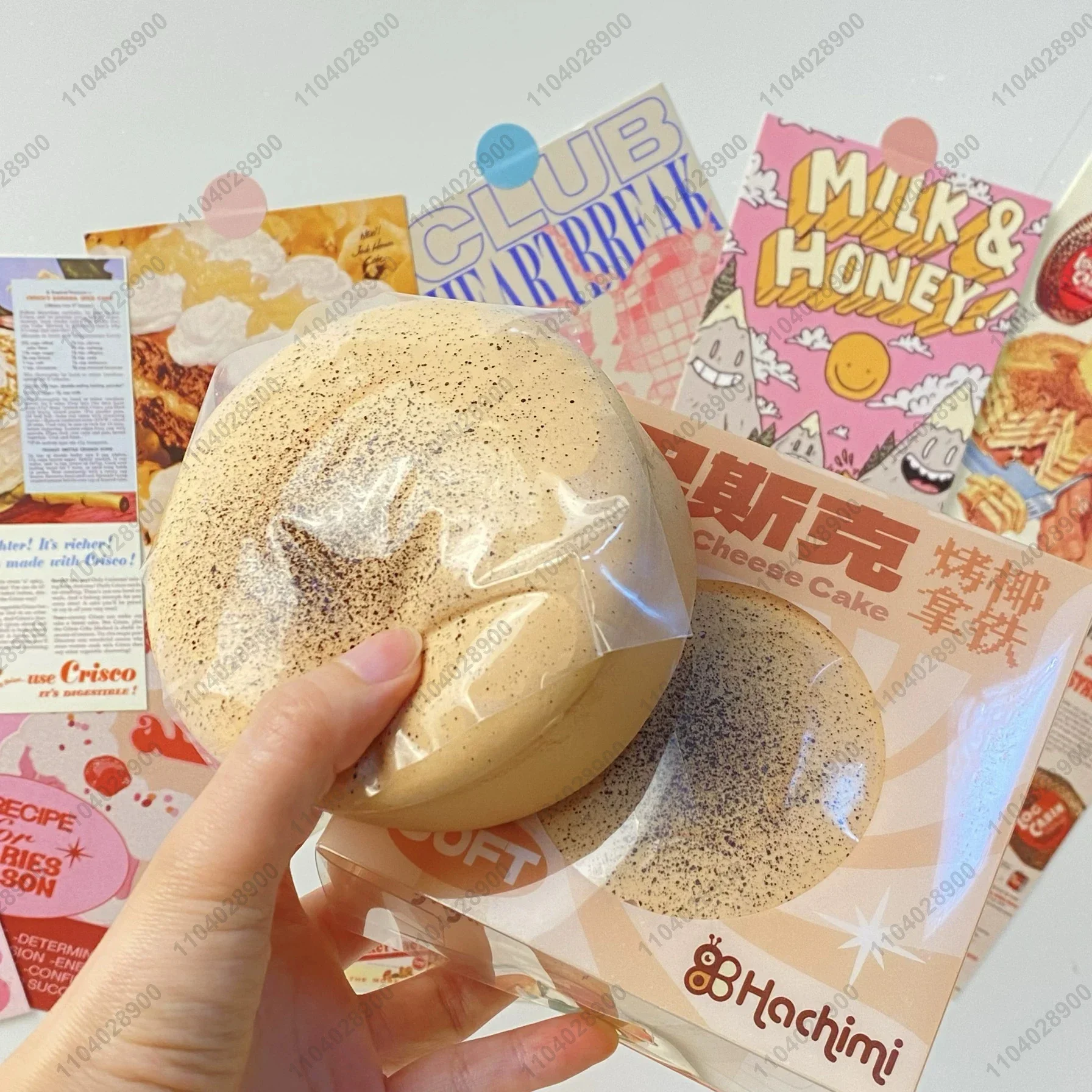 スペインのケーキのおもちゃ,ゆっくりとした遊び,コーヒー,ラテ,パン,ストレス解消,リラックス,ギフト