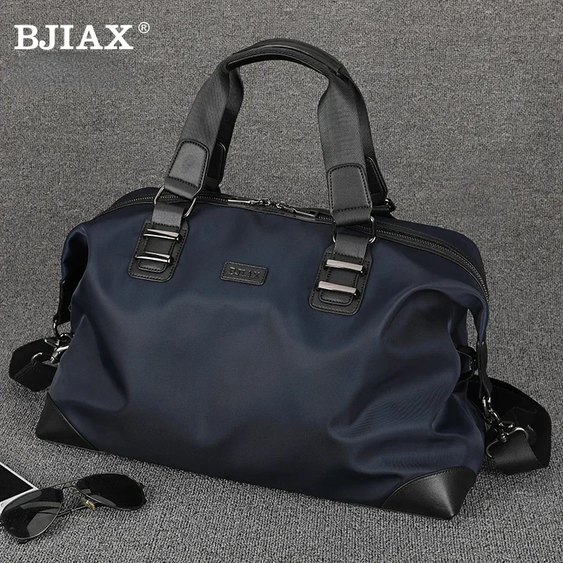 BJIAX Fitness Bag Men Hand Luggage Bag Short Distance Large Capacity Travel Duffel Business Travel Light Bag Casual