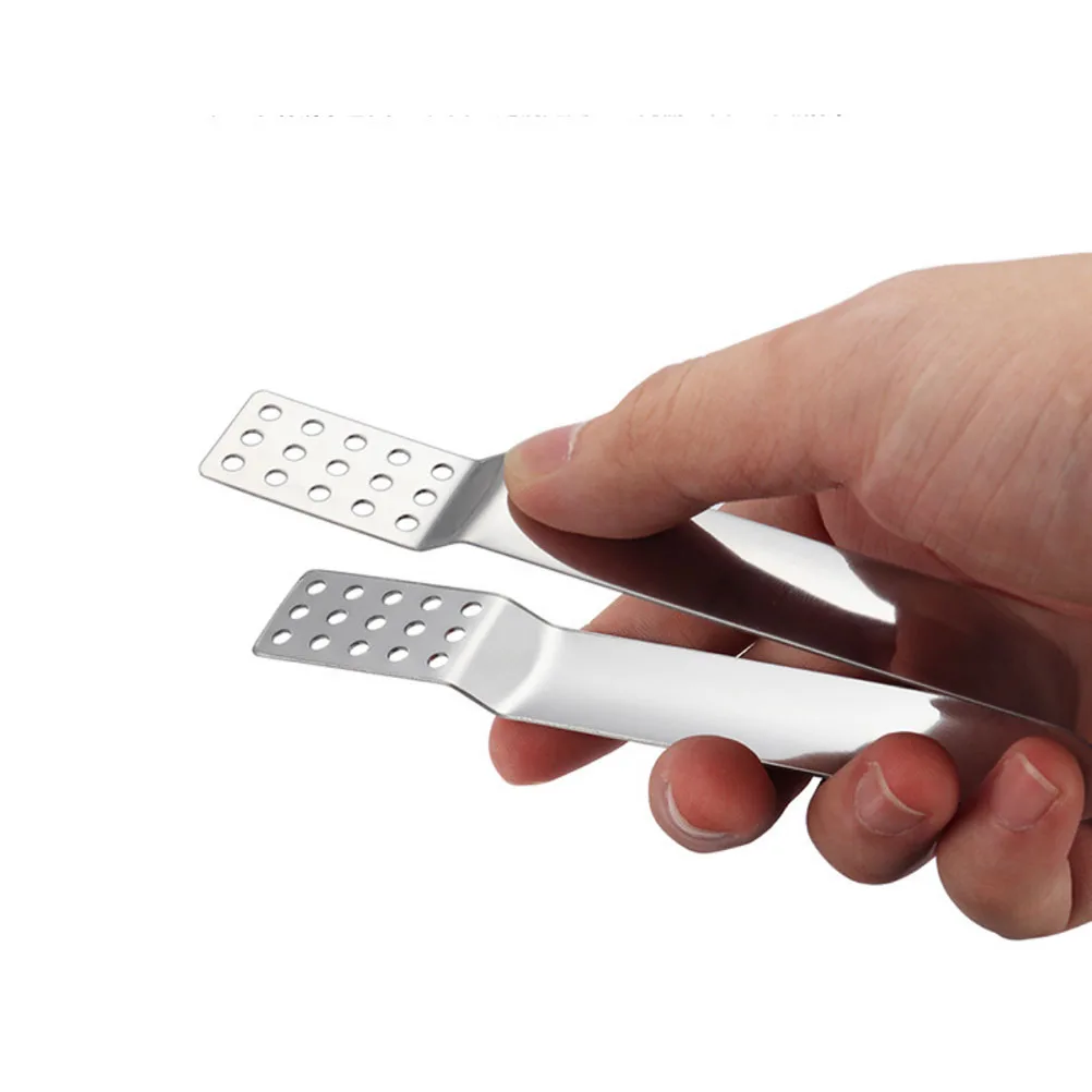 

2Pcs Stainless Steel Tea Bag Tongs Corrosion Resistant Long Handle Teabag Squeezer for Types Teabag Squeezer