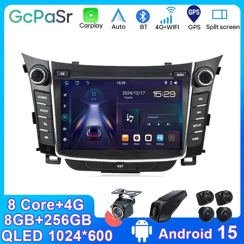 ΠΠ»Ρ Hyundai I30 Elantra GT 2012-2017 CarPlay 4G ΠΠ²ΡΠΎΠΌΠΎΠ±ΠΈΠ»ΡΠ½ΡΠΉ Android 15 ΠΠ²ΡΠΎ Π Π°Π΄ΠΈΠΎ Π‘ΡΠ΅ΡΠ΅ΠΎ ΠΡΠ»ΡΡΠΈΠΌΠ΅Π΄ΠΈΠΉΠ½ΡΠΉ ΠΠ»Π΅Π΅Ρ GPS ΠΠ°Π²ΠΈΠ³Π°ΡΠΈΡ 5G WIFI QLED ΠΠ»Ρ Hyundai I30 Elantra GT 2012-2017 CarPlay 4G ΠΠ²ΡΠΎΠΌΠΎΠ±ΠΈΠ»ΡΠ½ΡΠΉ Android 15 ΠΠ²ΡΠΎ Π Π°Π΄ΠΈΠΎ Π‘ΡΠ΅ΡΠ΅ΠΎ ΠΡΠ»ΡΡΠΈΠΌΠ΅Π΄ΠΈΠΉΠ½ΡΠΉ ΠΠ»Π΅Π΅Ρ GPS ΠΠ°Π²ΠΈΠ³Π°ΡΠΈΡ 5G WIFI QLED