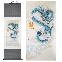 Dragon painting   Home Office Decoration Chinese scroll painting dragon painting China dragon
