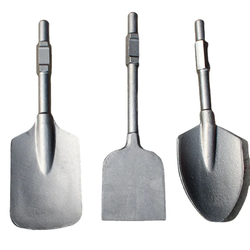 

65 95 electric pick widened flat chisel / widened flat shovel / concrete flat chisel electric pick digging shovel ramming plate