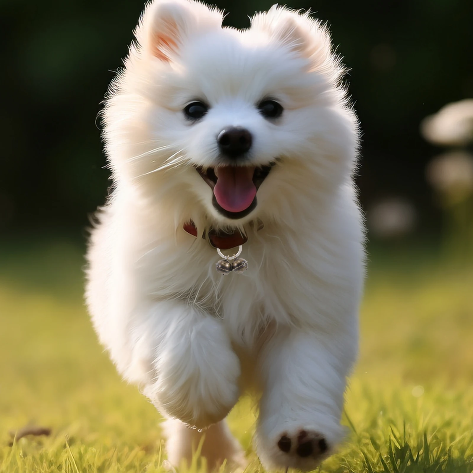 

5pcs Pet Bell Pendant For Cats Dogs Decorative Collar Keychain Ornament Hanging Charm Training Bell Small All Size Pets Clear