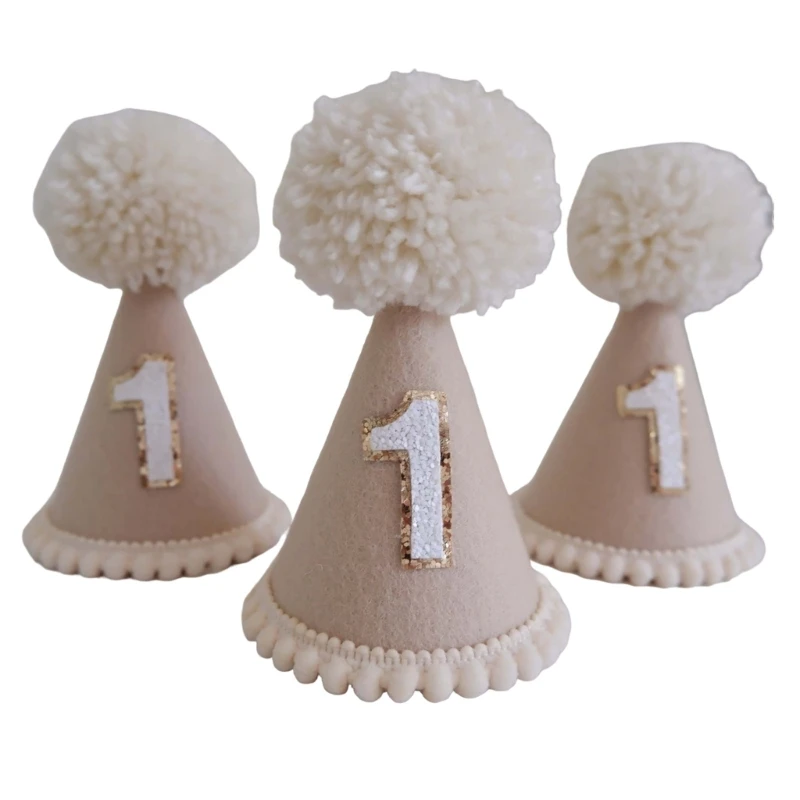 Lovely Themed Baby Girls Birthday Hat Felt Party Supplies Role Playing Props