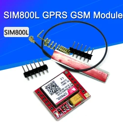 SIM800L GPRS GSM Module Core Quad-band TTL Serial Port IPX Interface PCB Antenna Micro SIM Card for Arduino Smart Phone
