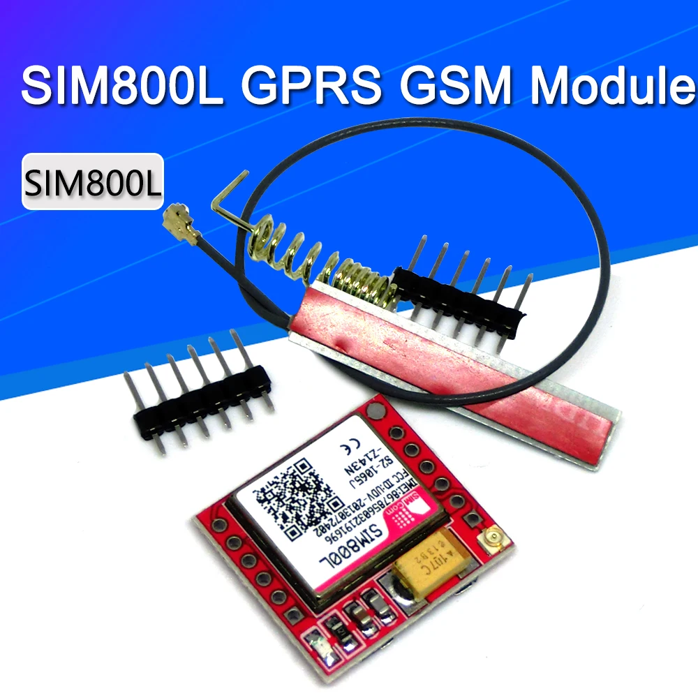 SIM800L GPRS moduł GSM rdzeń czterozakresowy Port szeregowy TTL interfejs IPX antena PCB karta Micro SIM dla Arduino inteligentny telefon