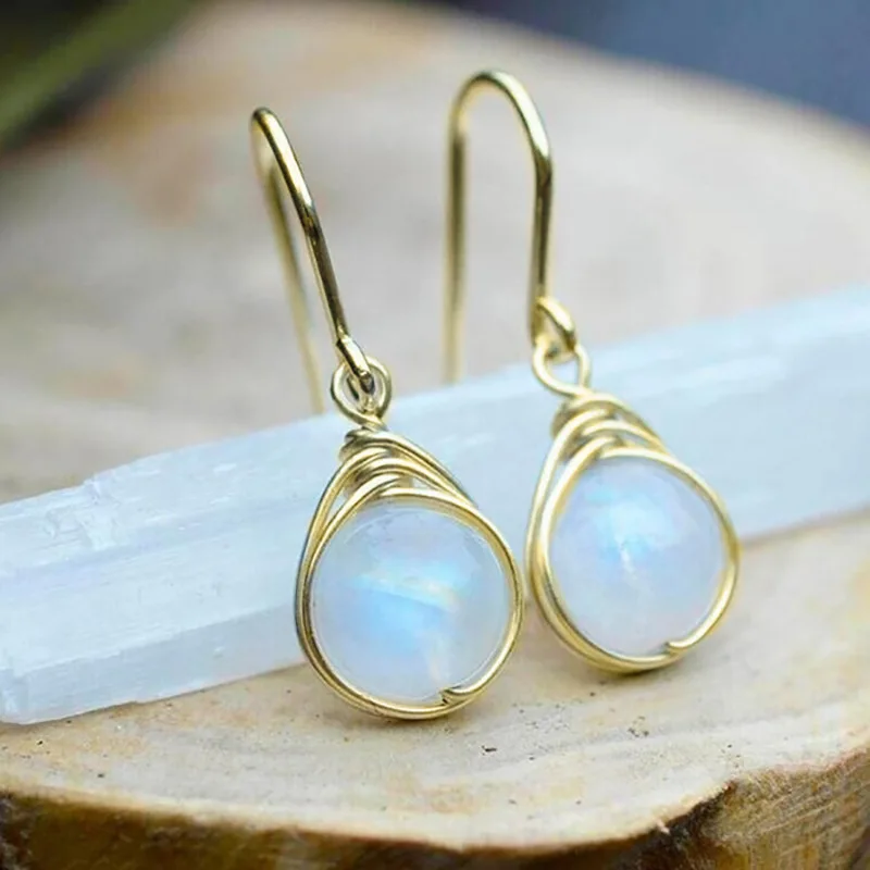 Pendientes bonitos y únicos para mujer, aretes de forma simple, a la moda, recomendado en Europa y Estados Unidos