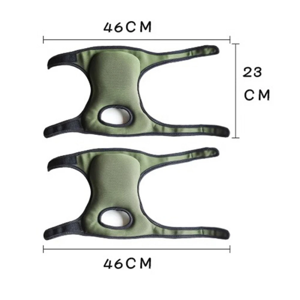 Ginocchiere unisex per arrampicata su roccia da giardino, spugna protettiva elastica, supporto per ginocchio, semplice ginocchiera rotula solida a prova di umidità