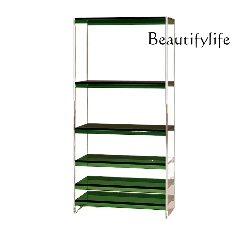 

13Home high-end acrylic wine cabinet Home high-end display cabinet against the wall