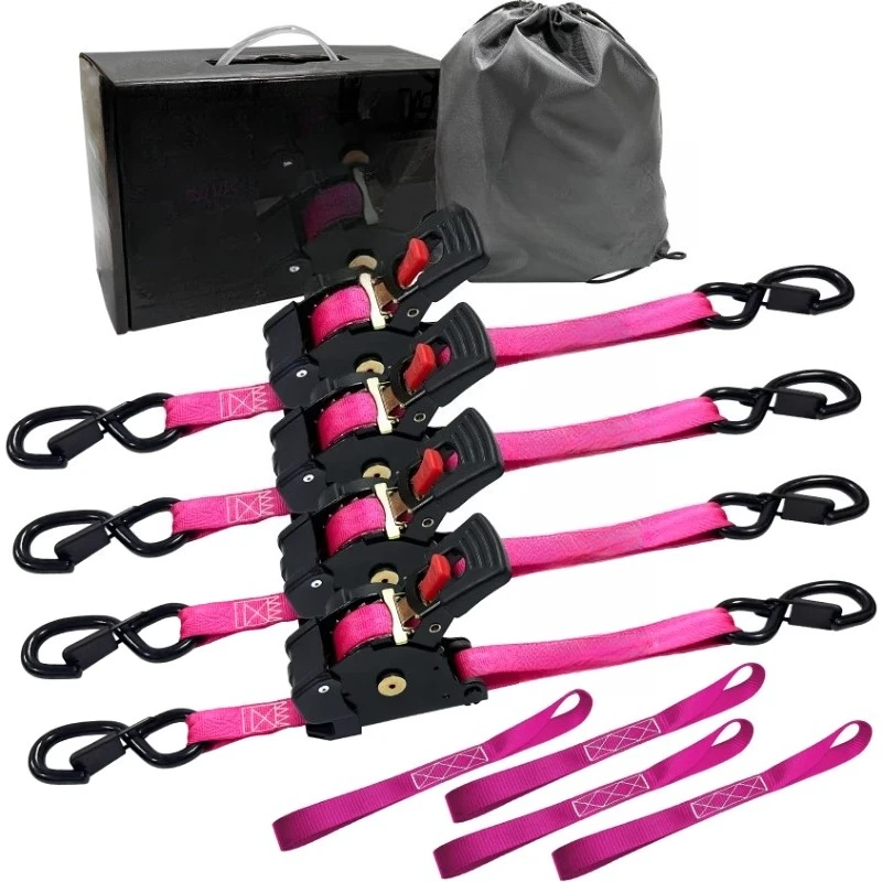 

Self-driving camping luggage fixed automatic recycling strap tensioner