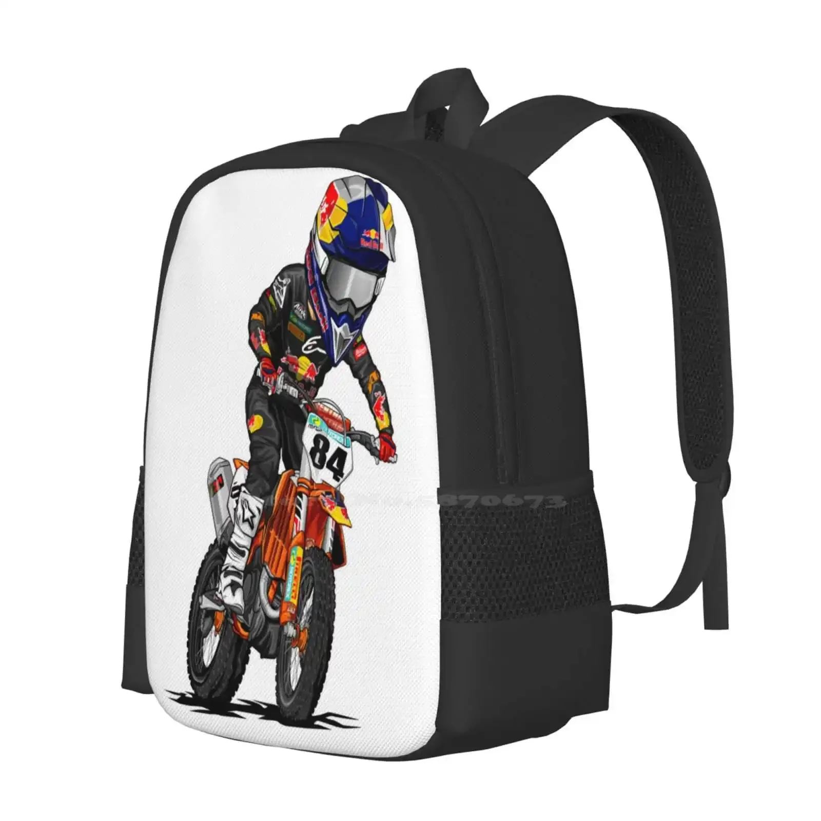 موتوكروس رايدر 84 رائجة البيع حقيبة مدرسية على ظهره حقائب الموضة موتوكروس Mx Sx Supercross #2