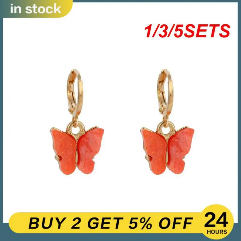 1/3/5SETS Elegant Fashion Earrings Trendy Trendy Drop Earrings In Demand Best-selling Dainty Acrylic Stylish