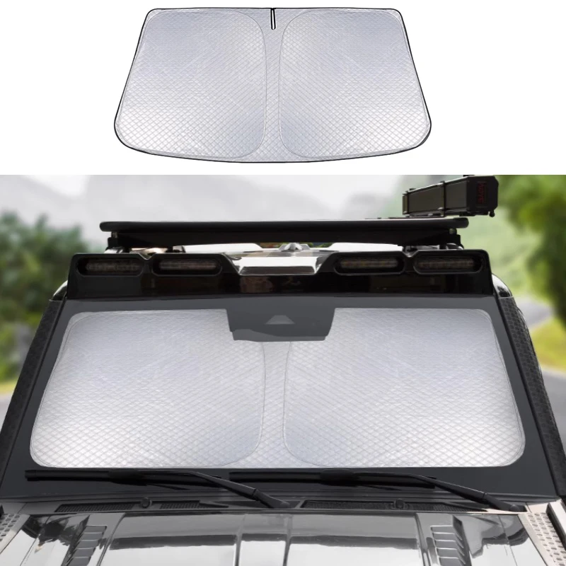 Car Aluminum Foil Thickened Heat Insulation Sunscreen Baffle Fit for JETOUR Traveler T2 2023-2024 Auto Interior Accessories