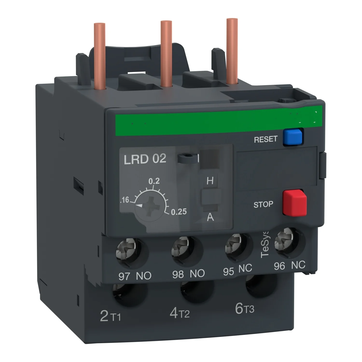 

LRD02 LR-D02 Тепловые реле TeSys LRD - 0,16...0,25 А - класс 10А