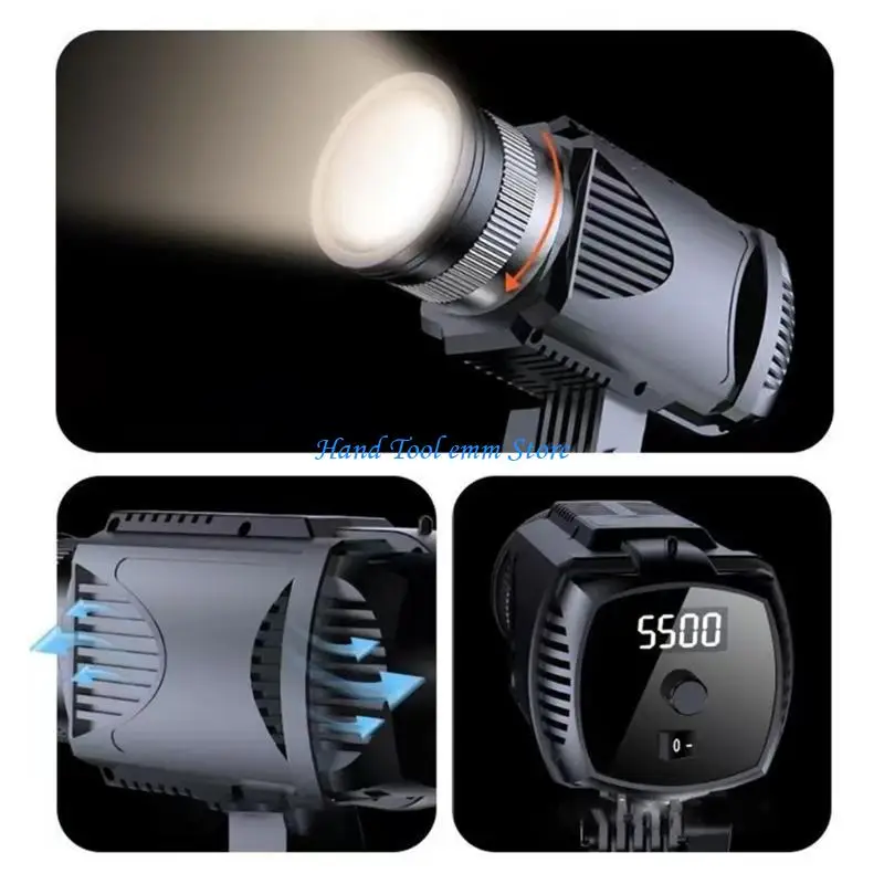 

H37F 40W LED Light High Output for Professional Streaming and Photography