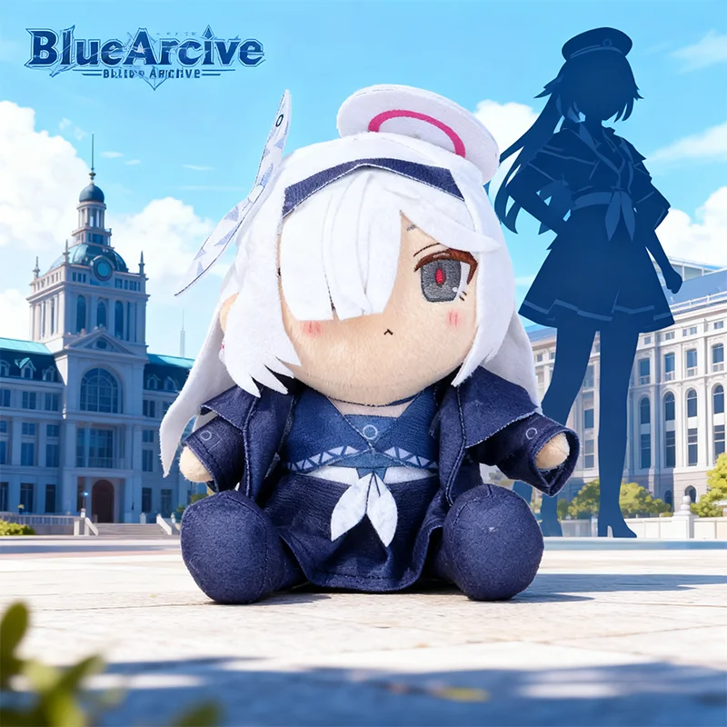 20CM الأرشيف الأزرق لطيف الساخن لعبة قطيفة على شكل شخصية كرتونية أنيمي دمية محيطية من القطن الناعم مرافقة النوم وسادة عناق هدايا للأطفال #4